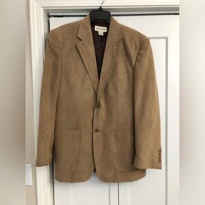 Pronto Uomo Faux Suede Sport Coat/Blazer